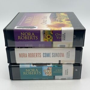 Nora Roberts Audiobook CD Lot 3 Titles Come Sundown Only You A Royal Invitation‎